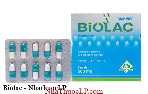 Thuoc Biolac dieu tri cac benh duong tieu hoa