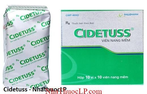 Thuoc Cidetuss dieu tri ho co dom