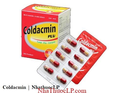 Thuoc Coldacmin dieu tri giam dau va ha sot