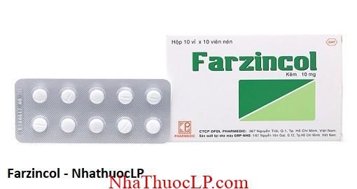 Thuoc Farzincol dieu tri thieu kem