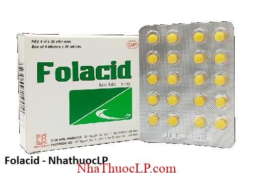 Thuoc Folacid dieu tri thieu mau