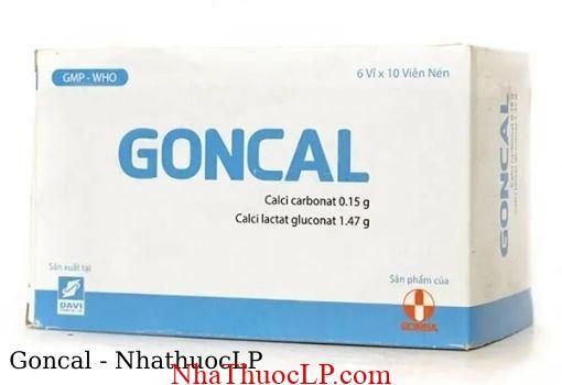 Thuoc Goncal dieu tri thieu canxi