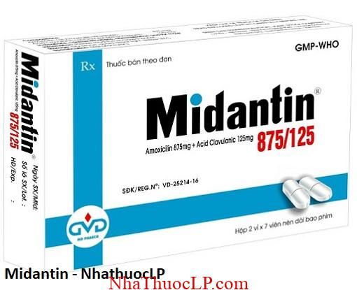 Thuoc Midantin dieu tri nhiem trung