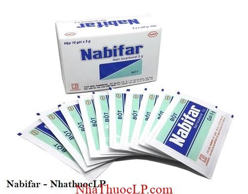 Thuoc Nabifar 5g Natri hydrocarbonat