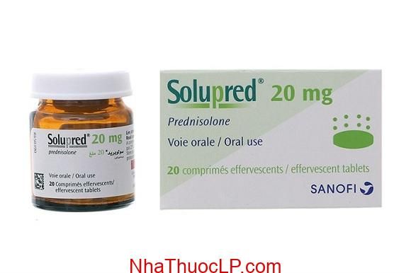 Thuốc Solupred 20mg Prednisone điều trị viêm khớp, viêm da hay dị ứng (1)