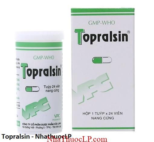 Thuoc Topralsin dieu tri cac tinh trang ho
