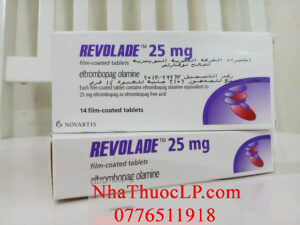 Thuốc Revolade 25mg Eltrombopag điều trị xuất huyết giảm tiểu cầu 1