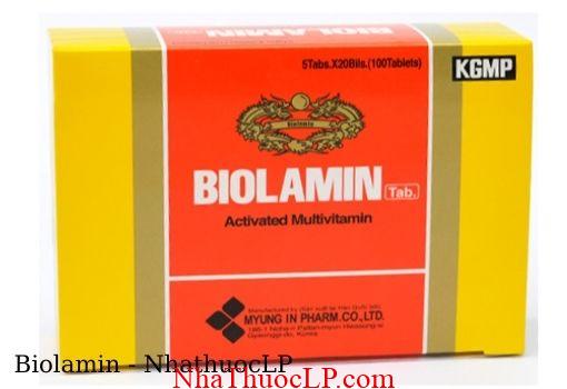 Thuoc Biolamin bo sung vitamin