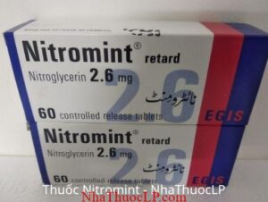 Thuoc Nitromint 2,6mg Nitroglycerin 1